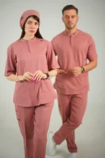 اسکراب پزشکی یقه دیپلمات اسپرت کالباسی - Image 3