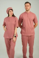 اسکراب پزشکی یقه دیپلمات اسپرت کالباسی