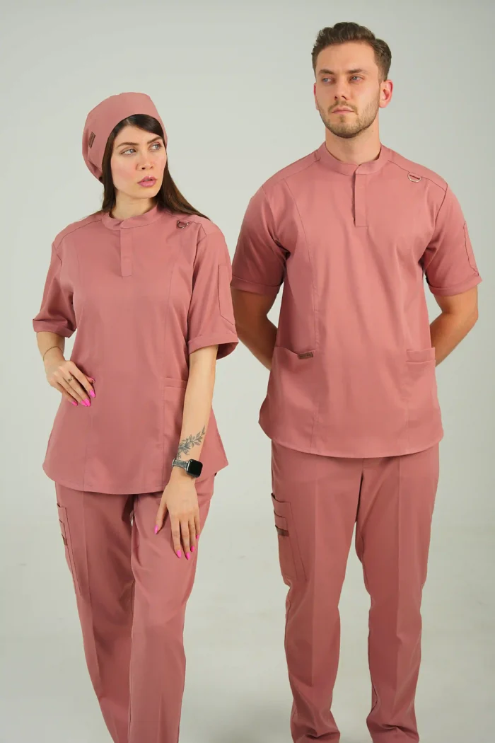 1000243513 اسکراب پزشکی یقه دیپلمات اسپرت کالباسی - Image 1