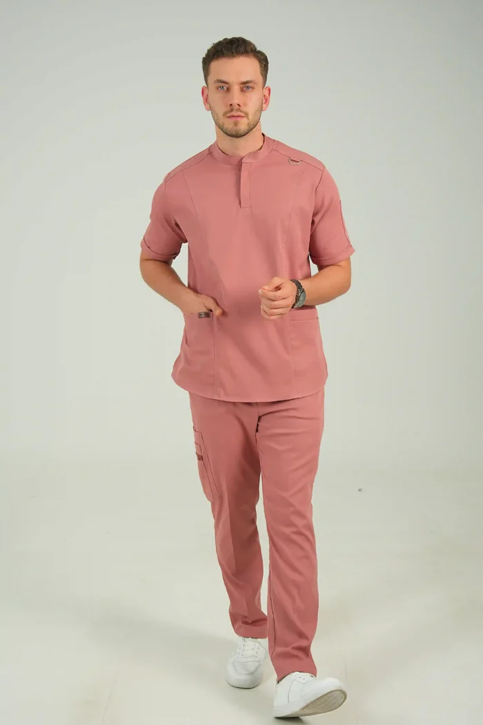 اسکراب پزشکی یقه دیپلمات اسپرت کالباسی - Image 2