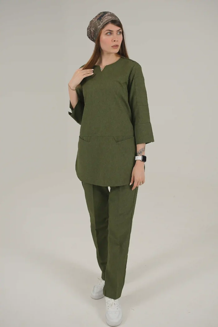 اسکراب زنانه آستین سه ربع خلبانی پرشیا - Image 5