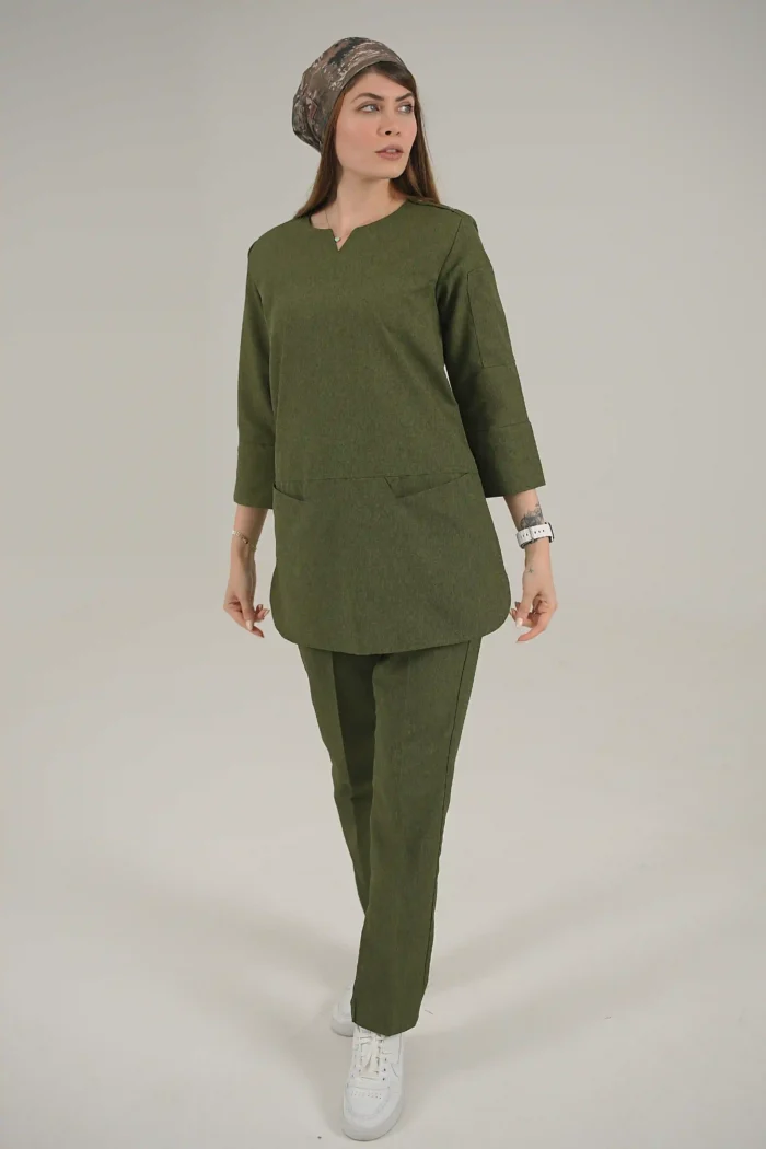 اسکراب زنانه آستین سه ربع خلبانی پرشیا - Image 2