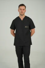 ست اسکراب یقه هفت مشکی - Image 6