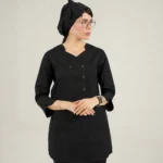 اسکراب زنانه آستین سه ربع مشکی