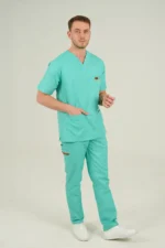 ست اسکراب یقه هفت سبز بنتون - Image 5