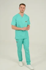 ست اسکراب یقه هفت سبز بنتون - Image 2