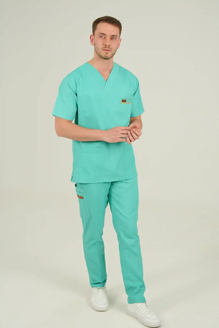 ست اسکراب یقه هفت سبز بنتون - Image 2