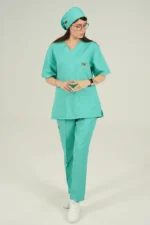 ست اسکراب یقه هفت سبز بنتون - Image 3