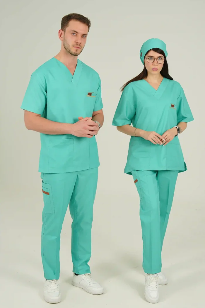 ست اسکراب یقه هفت سبز بنتون - Image 4