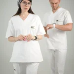 ست اسکراب یقه هفت سفید