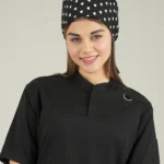 کلاه جراحی مشکی طرح قلب ساده
