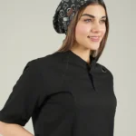 کلاه جراحی مشکی طرح علوم پزشکی ساده