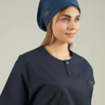 کلاه جراحی آبی درباری پرشیا مدل ساده