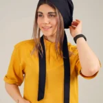 کلاه کراواتی مشکی خالص
