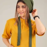کلاه کراواتی سبز پسته ای