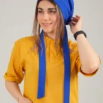 کلاه کراواتی آبی کاربنی