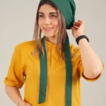 کلاه کراواتی سبز یشمی