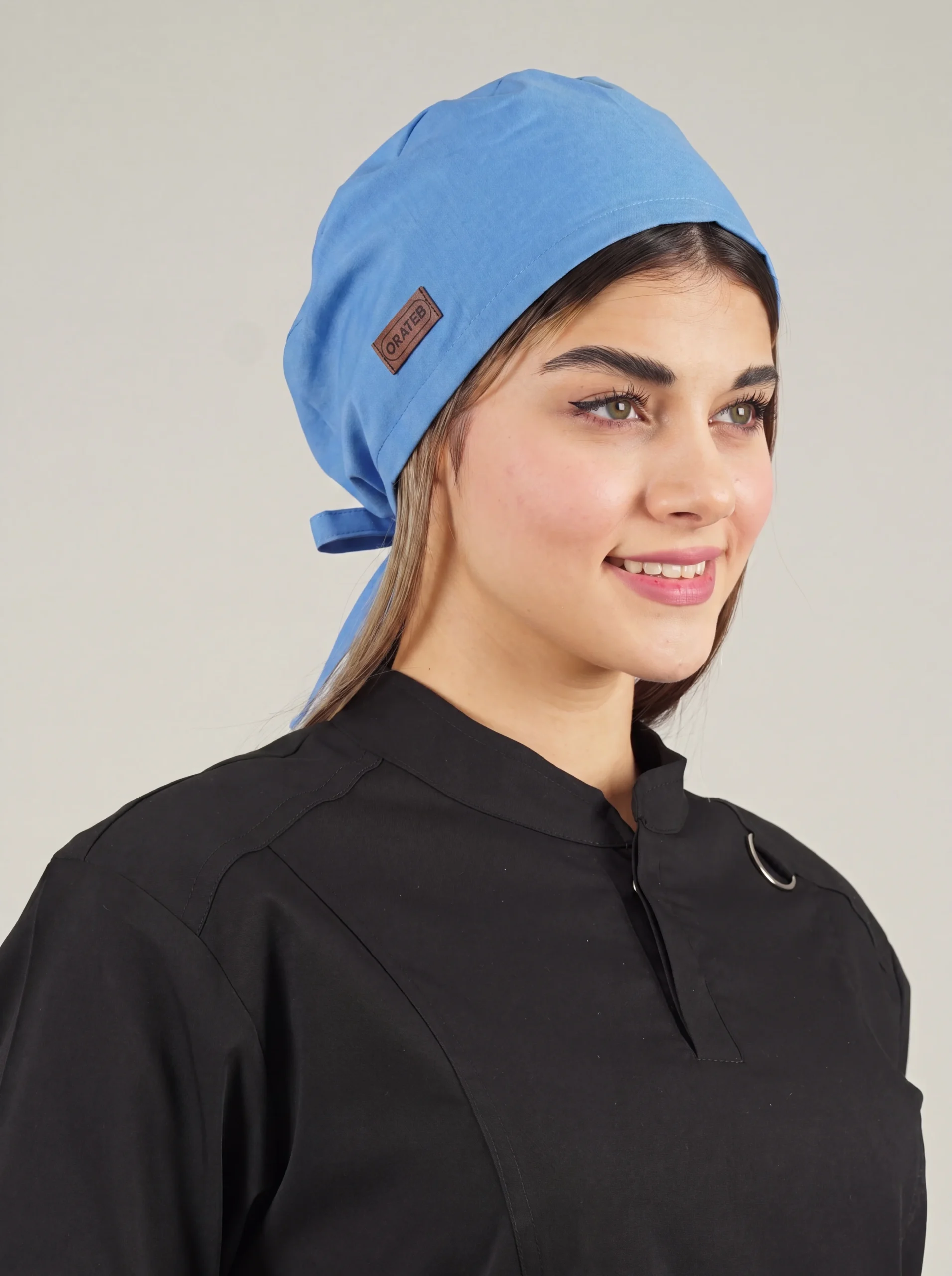 HooshaAI_2026_07_20_023302 کلاه جراحی آبی روشن مدل ساده - Image 1