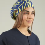کلاه جراحی آبی طرح ZEBRA مدل ساده
