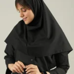 مقنعه مشکی قد 90