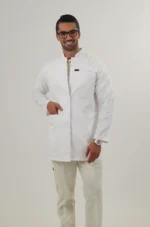 روپوش پزشکی مردانه یقه فرنچ - Image 5