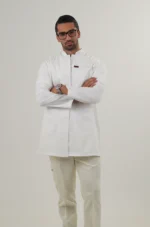 روپوش پزشکی مردانه یقه فرنچ - Image 3