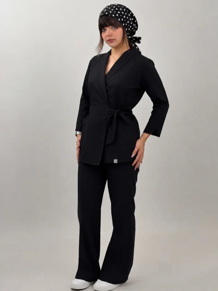 1000330688 اسکراب زنانه کشی مشکی آرشال - Image 1