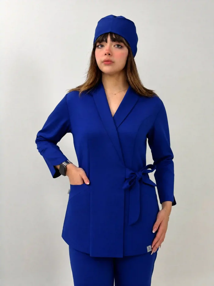 اسکراب زنانه کشی آبی کاربنی آرشال - Image 4