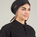 کلاه جراحی کد A02(مشکی طرح قلب ریز)
