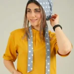 کلاه طوسی طرح قلب مدل کراواتی