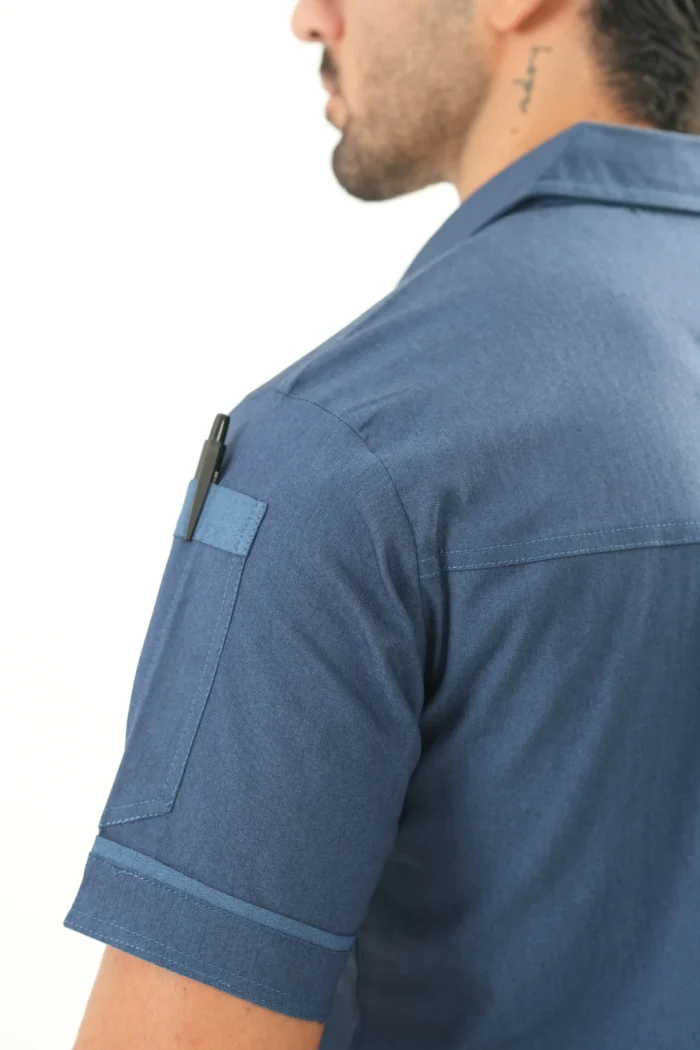 اسکراب پزشکی جین کش آبی - Image 5