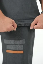 اسکراب پزشکی جین کش ذغالی - Image 7