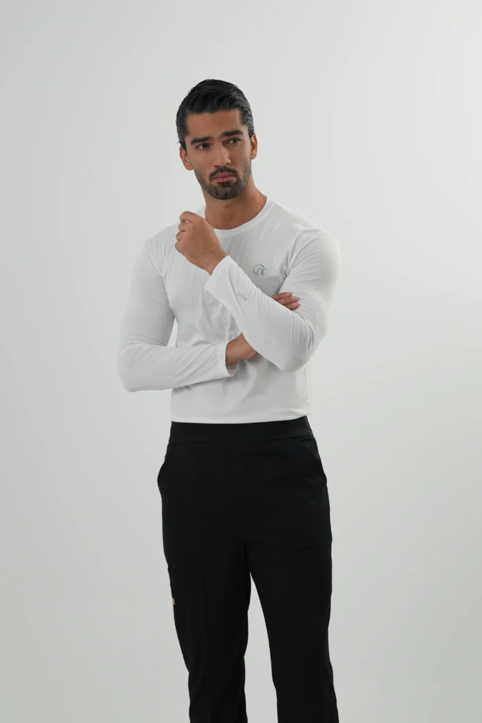 آندر اسکراب مردانه سفید(تیشرت زیر اسکراب) - Image 5