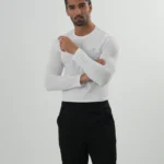 آندر اسکراب مردانه سفید(تیشرت زیر اسکراب)
