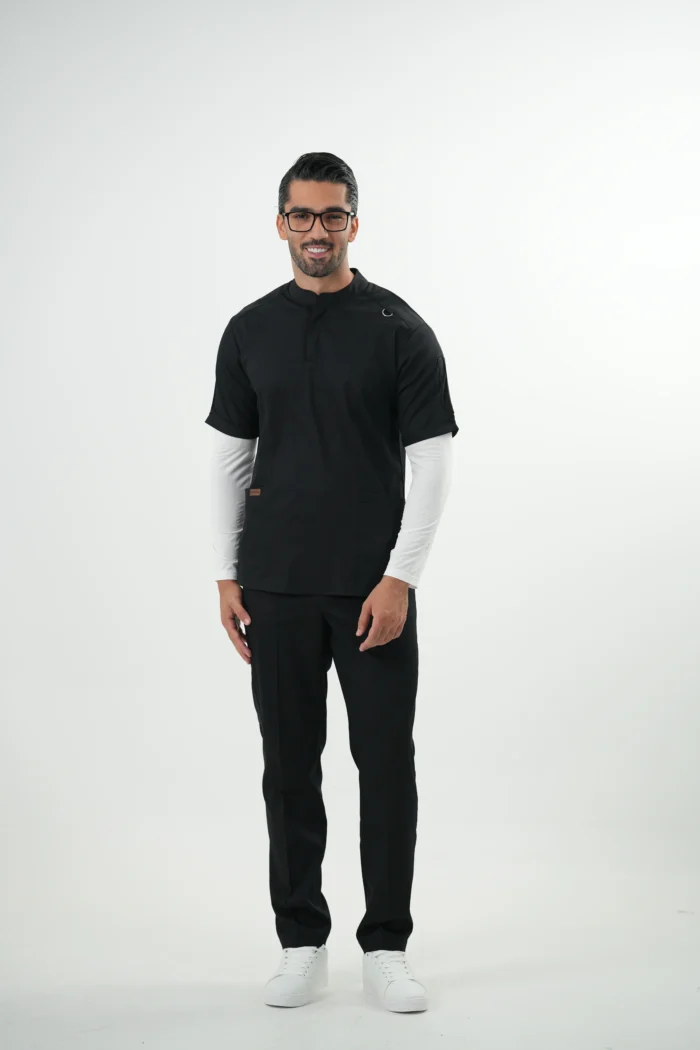 آندر اسکراب مردانه سفید(تیشرت زیر اسکراب) - Image 6