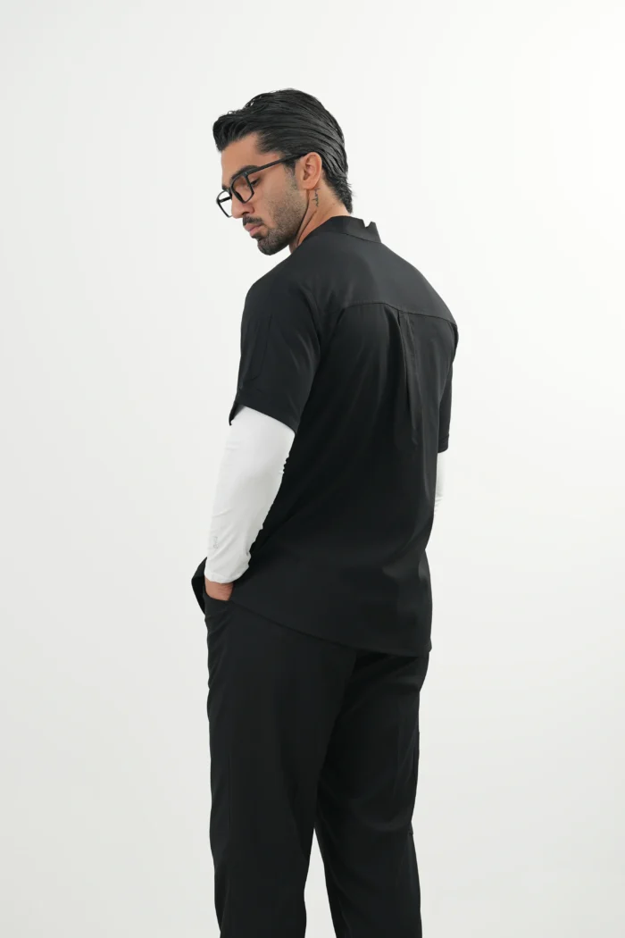 آندر اسکراب مردانه سفید(تیشرت زیر اسکراب) - Image 4
