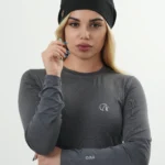 آندر اسکراب زنانه طوسی(تیشرت زیر اسکراب)