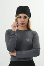 آندر اسکراب زنانه طوسی(تیشرت زیر اسکراب)