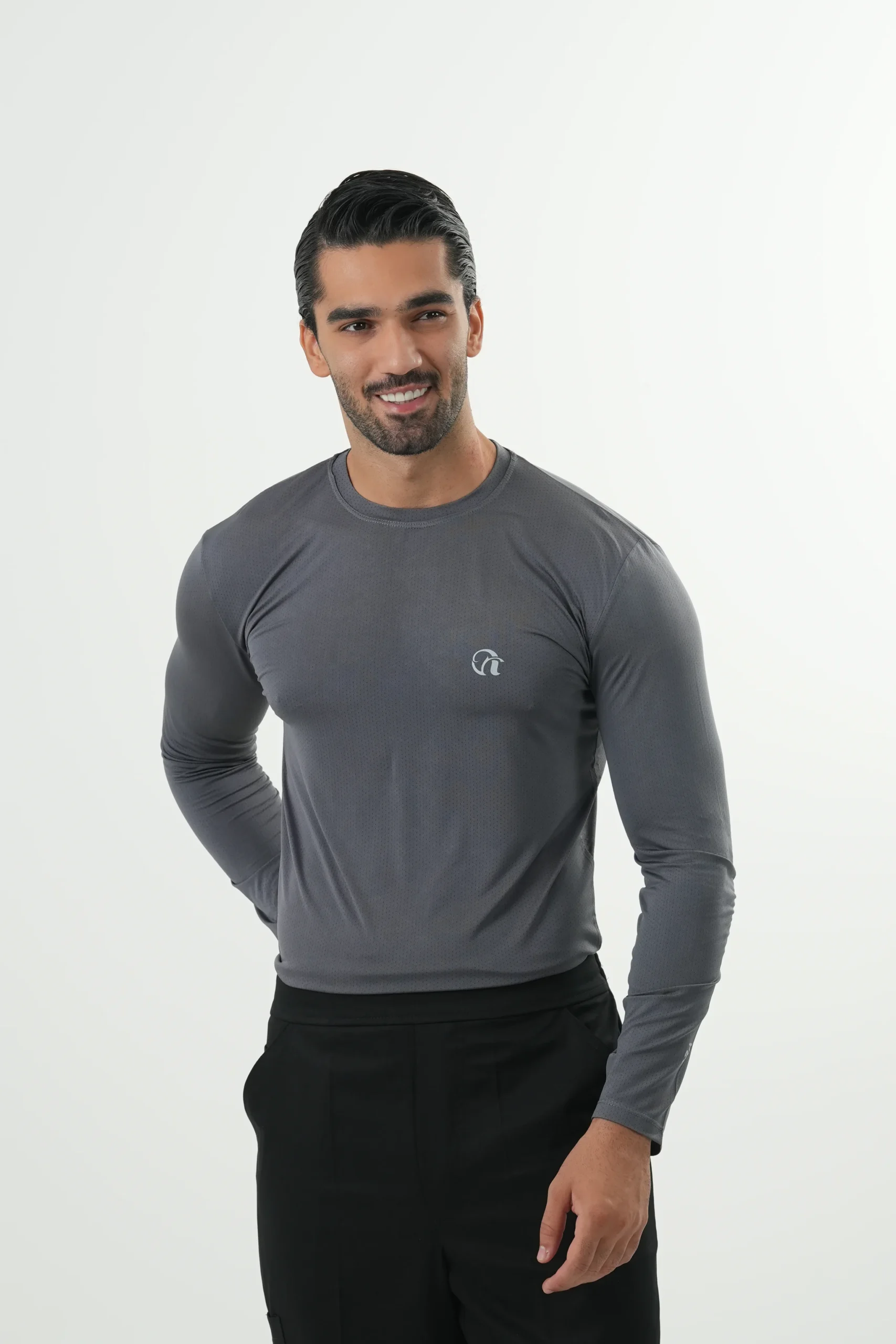 DSC00838 آندر اسکراب مردانه طوسی(تیشرت زیر اسکراب) - Image 1