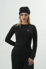 آندر اسکراب زنانه مشکی(تیشرت زیر اسکراب) - Image 2