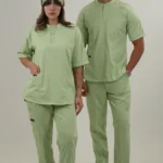 اسکراب پزشکی یقه دیپلمات اسپرت سبز ماچا